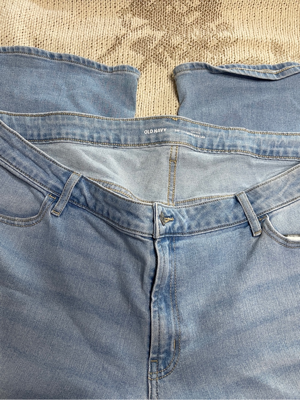 Old Navy Wow Wide Leg Plus High Waist Size 20 Light Blue Women’s Jeans